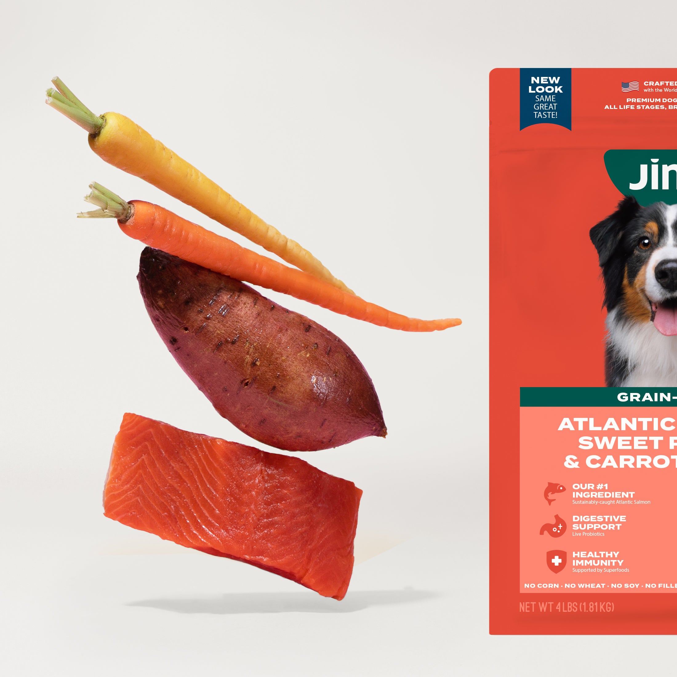 Shop Salmon Dog Kibble Sampler Premium Dry Dog Food Jinx