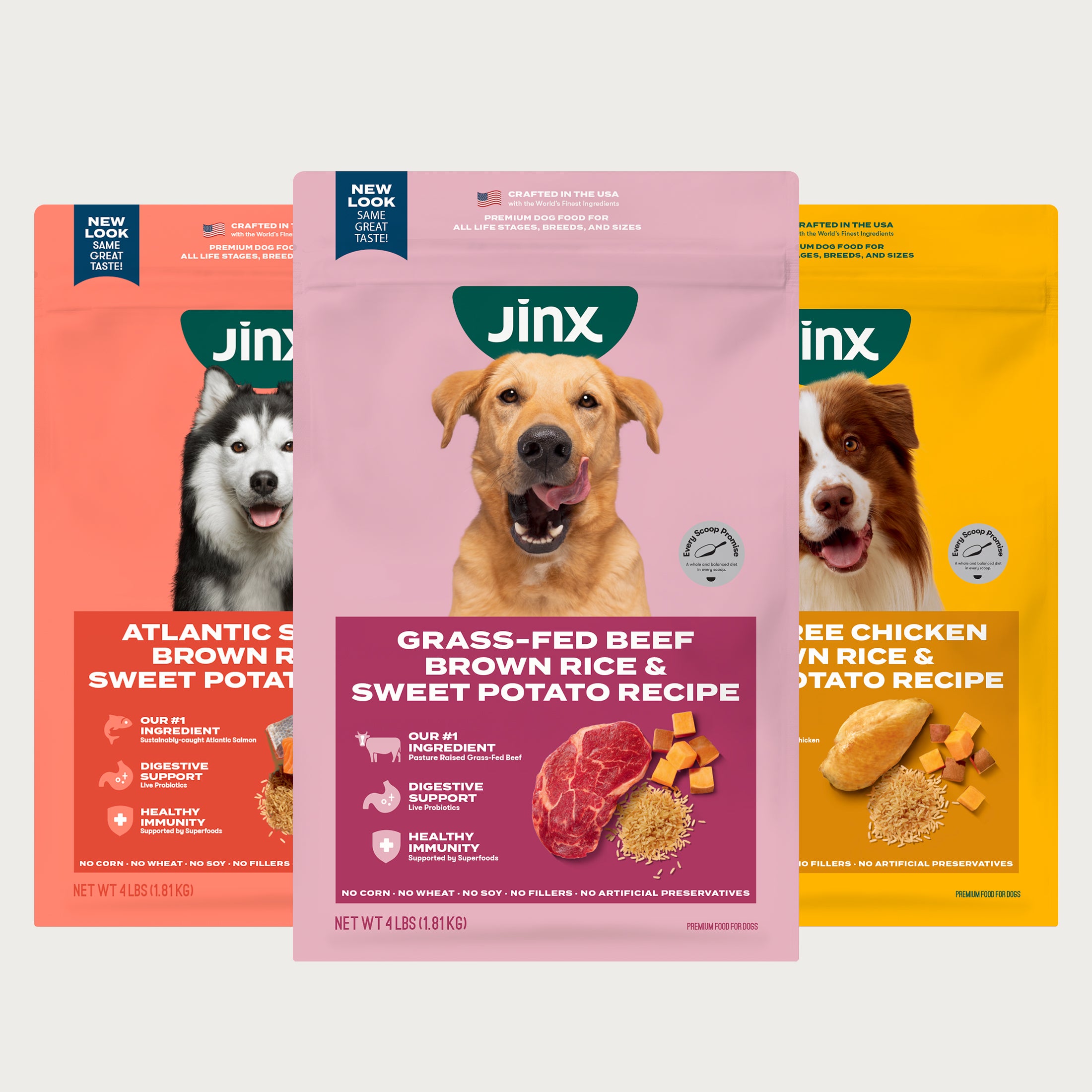 Grain Friendly Kibble Sampler Jinx